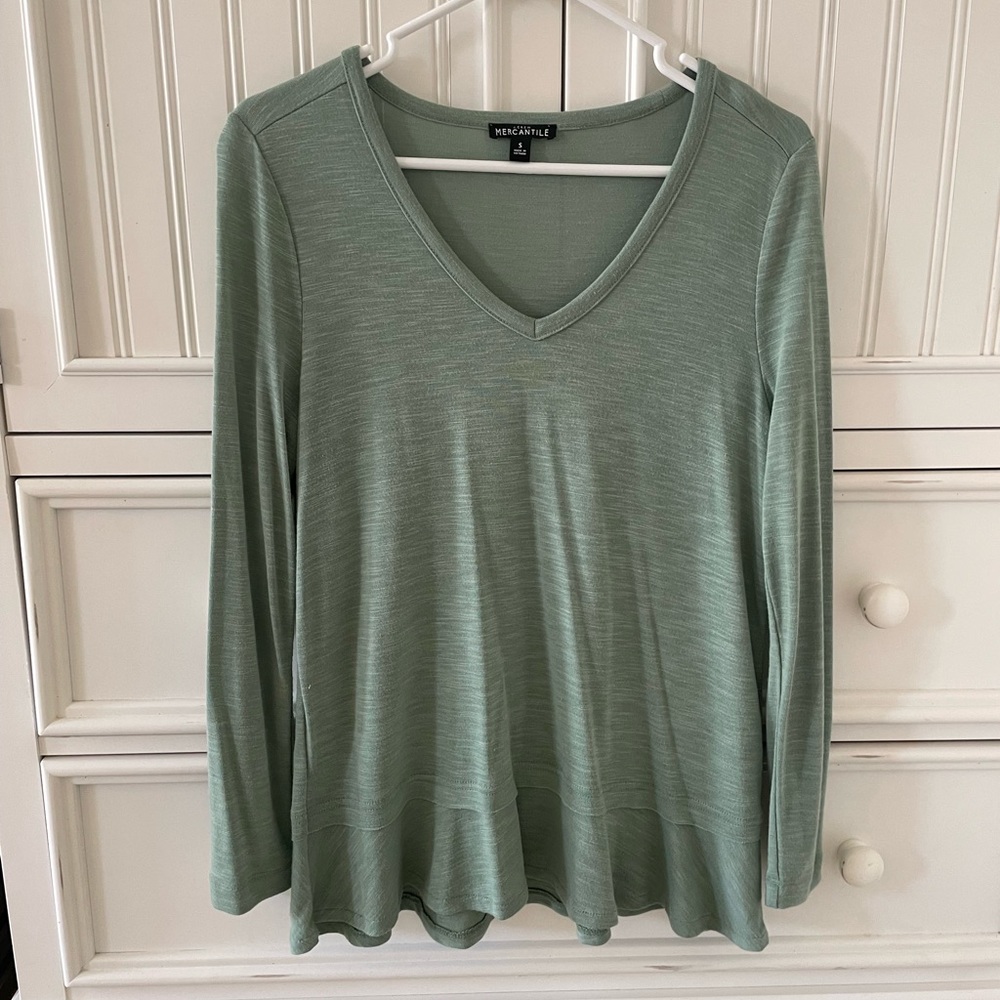 J. Crew Mercantile long sleeved blouse